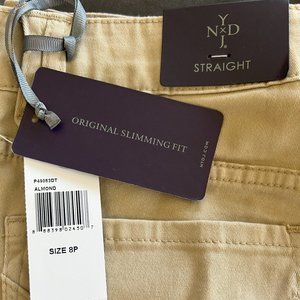 NWT- NYDJ Khaki "Jeans" 8P
